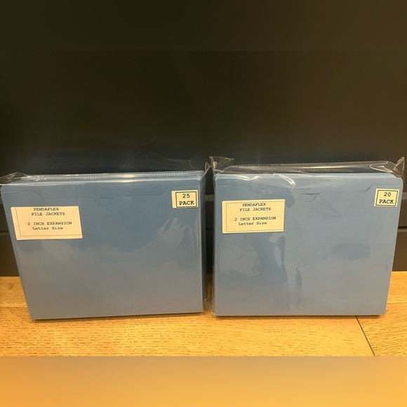 NEW - PENDAFLEX - 2- INCH Expansion File Jackets - Letter Size (45 PACK) - Picture 4 of 8